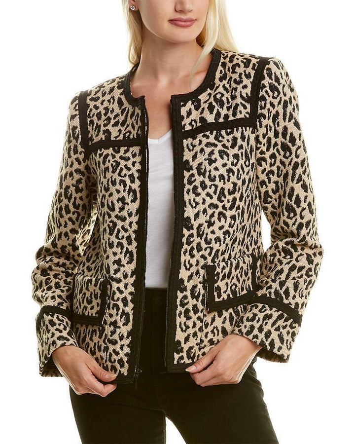 Nanette Lepore Love Me Leopard-Print Jacket