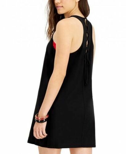 Miken Juniors' Graphic-Print Cotton Cover-Up Dress