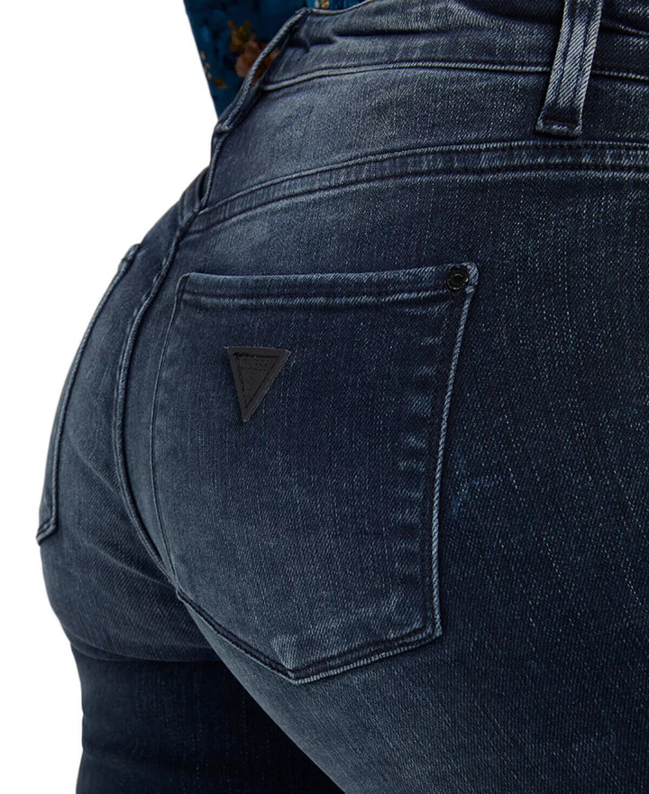 GUESS Sexy Straight-Leg Raw-Hem Jeans