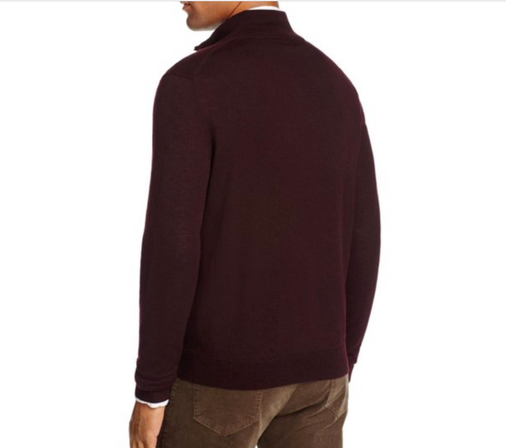 The Men Store Quarter-Zip Merino Sweater