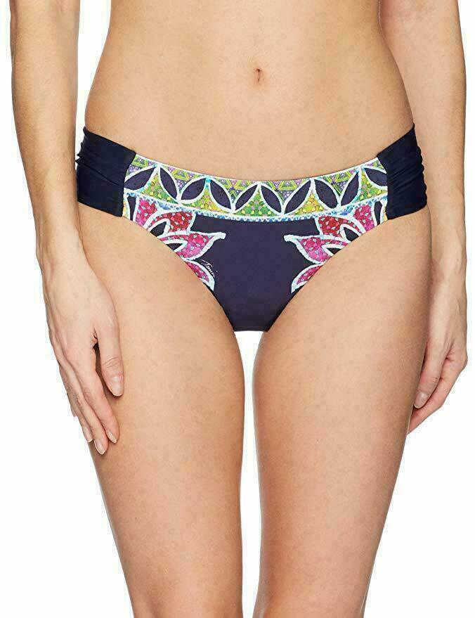 Trina Turk Lotus Batik Reversible Bikini Bottom