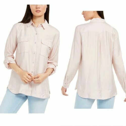 Vince Camuto Utility Shirt Classic Navy