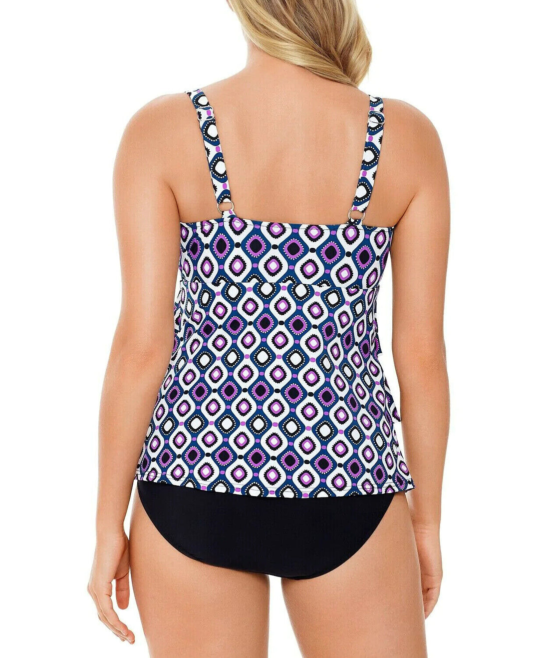 Swim Solutions Tiered One-Piece Swimsuit