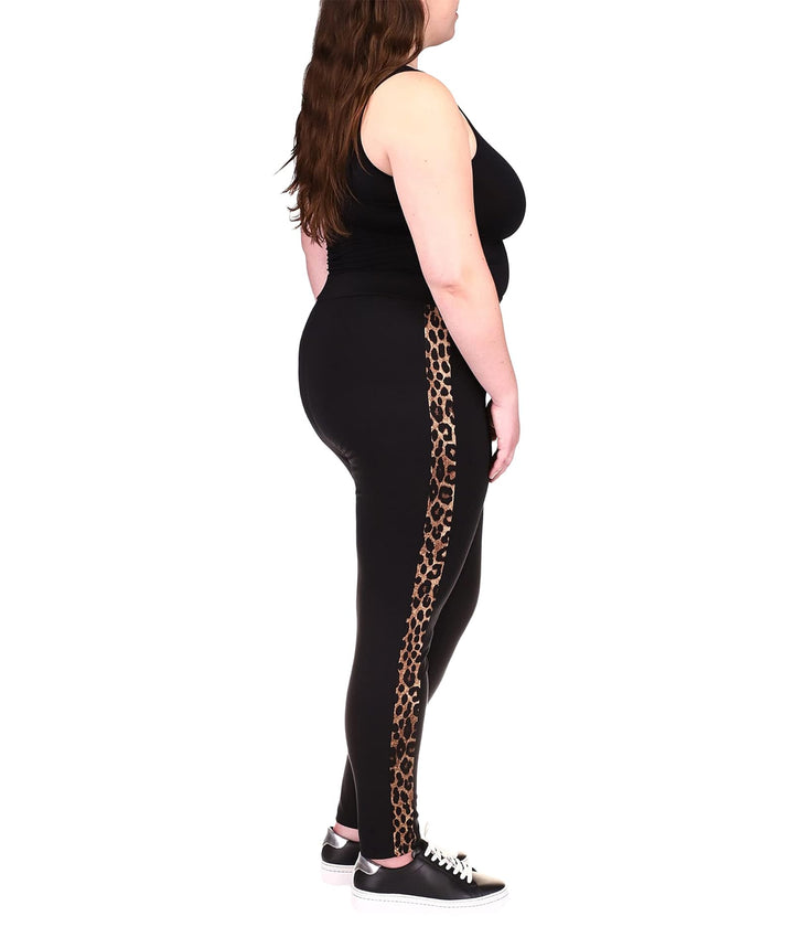 MICHAEL MICHAEL KORS Plus Size Cheetah-Striped Leggings