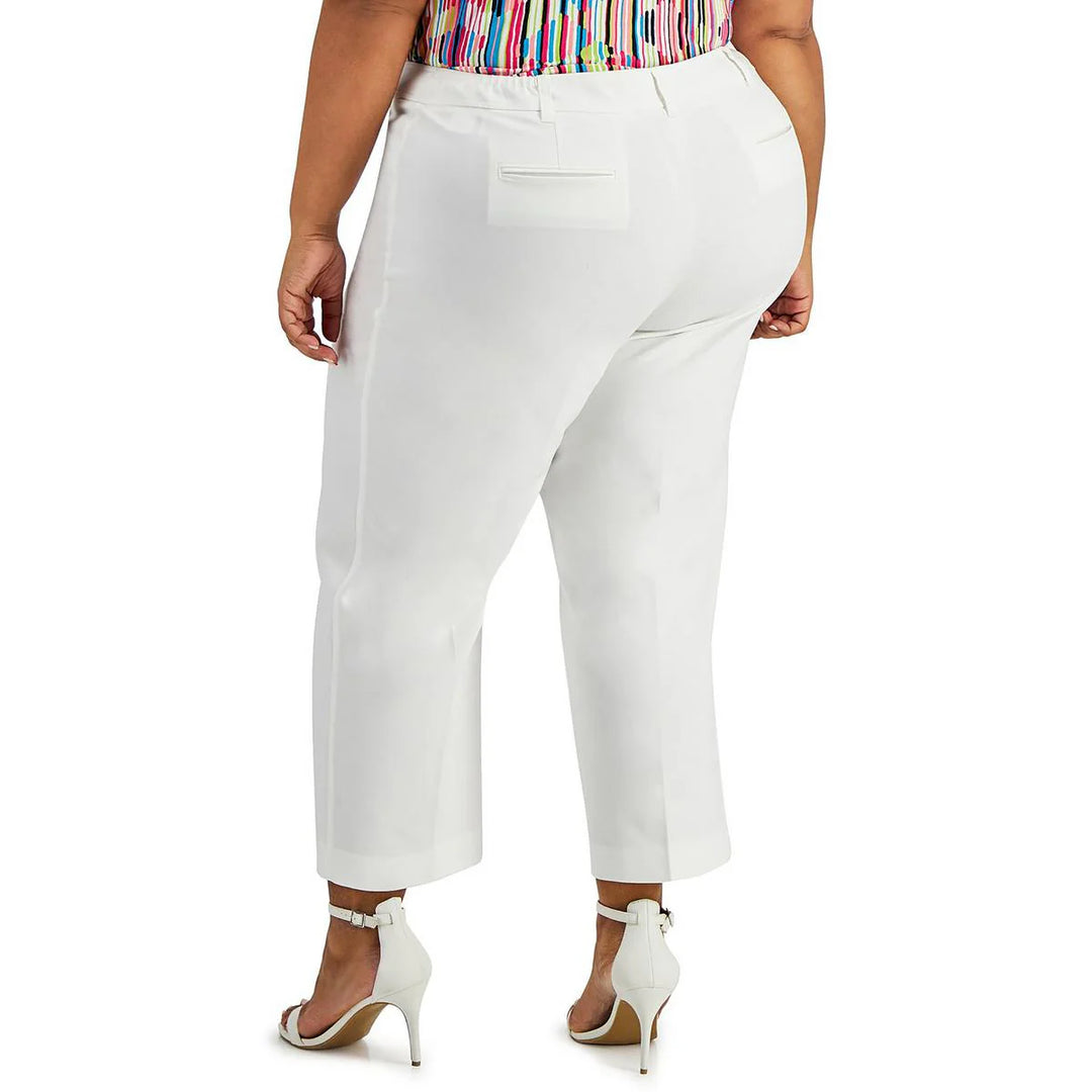 Anne Klein Plus Size Beacon Hill Cropped Pants