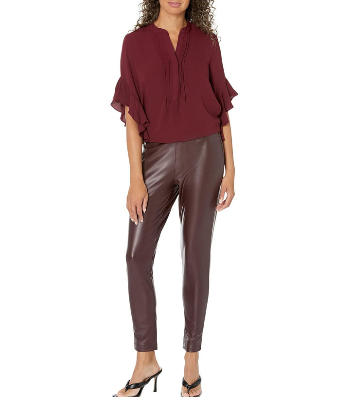 Vince Camuto Stretch Pleather Pull-On Pants