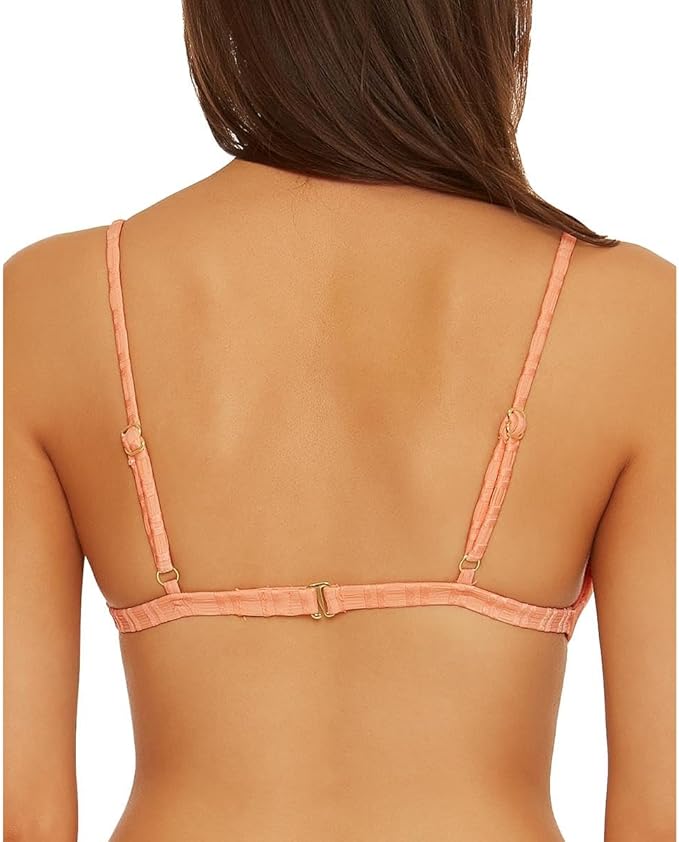 ISABELLA ROSE Champagne Beaded Bikini Top