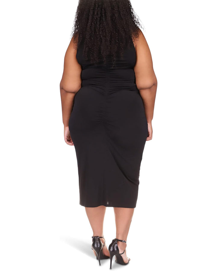 MICHAEL MICHAEL KORS Plus Size Sleeveless Ruched Dress