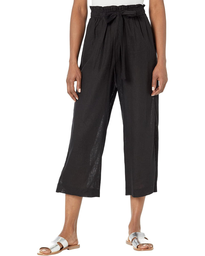 MICHAEL MICHAEL KORS Wide Leg Tie Front Cropped Pants