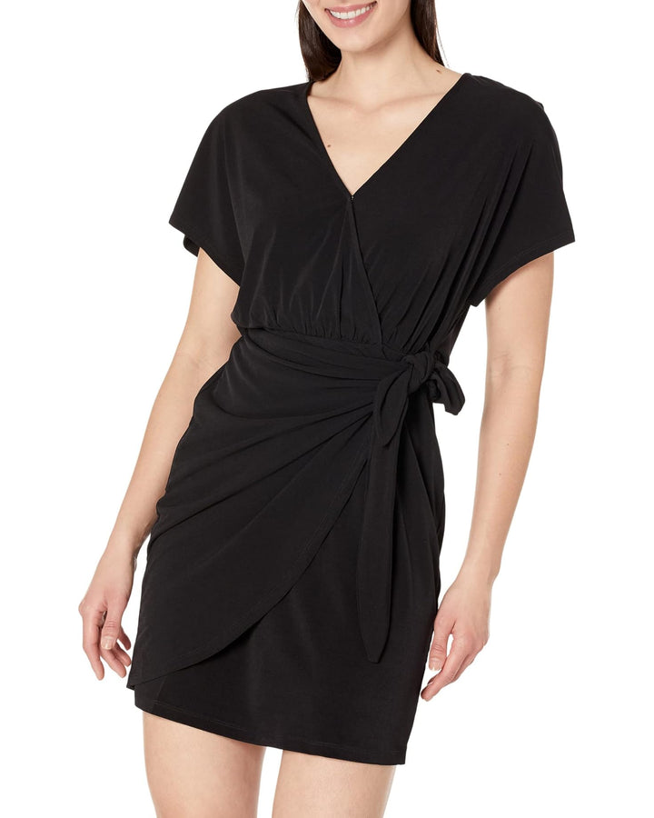 Michael Michael Kors Regular & Petite Faux-Wrap Tie-Waist Dress