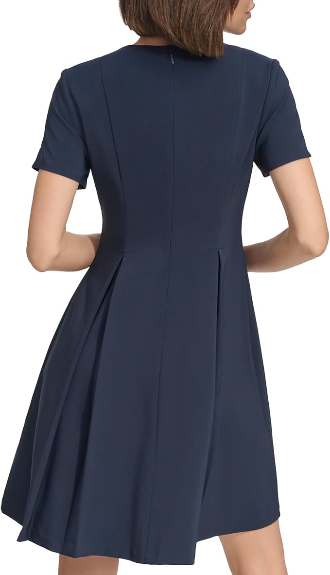 Tommy Hilfiger Short-Sleeve V-Neck Dress