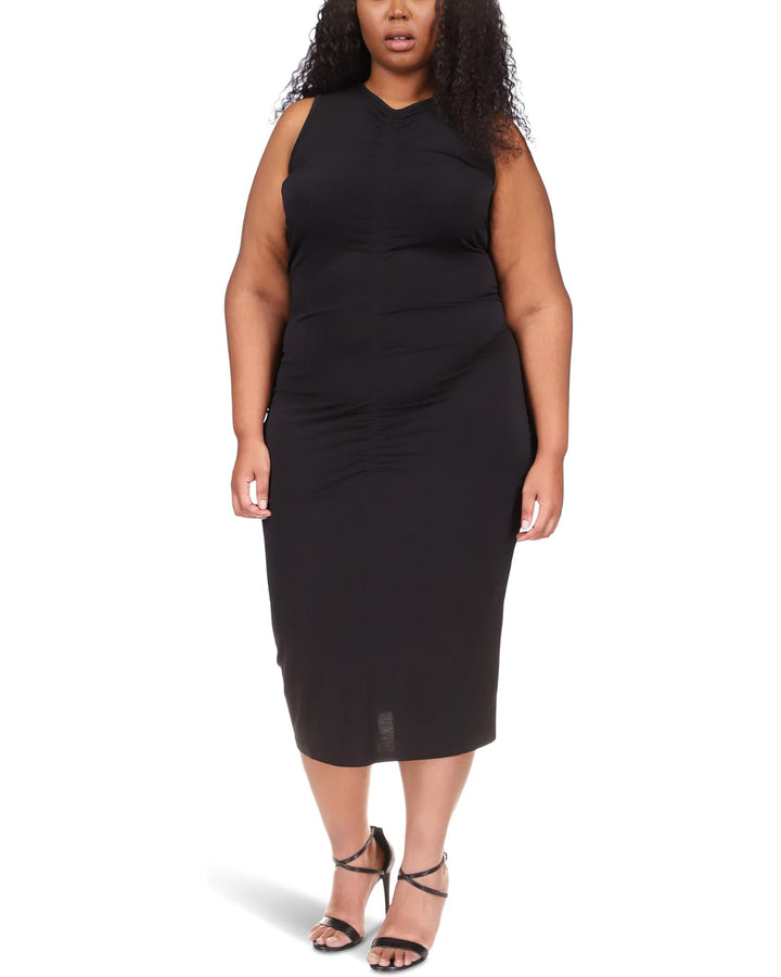 MICHAEL MICHAEL KORS Plus Size Sleeveless Ruched Dress
