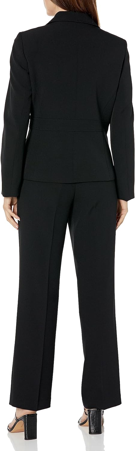 LE SUIT Crepe Two-Button Blazer & Pants