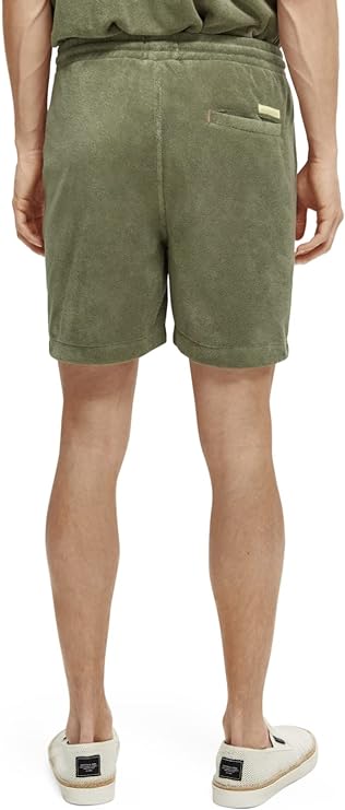 Scotch & Soda MEN Embroidered Toweling Bermuda Shorts