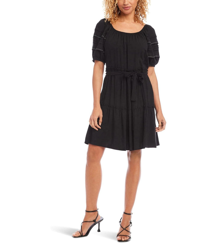 Karen Kane Short Sleeve Tiered Dress