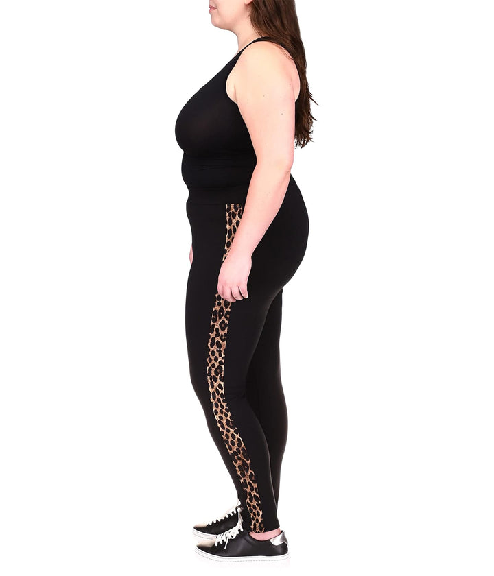MICHAEL MICHAEL KORS Plus Size Cheetah-Striped Leggings