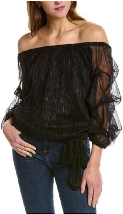 Vince Camuto Off-The-Shoulder Balloon-Sleeve Top