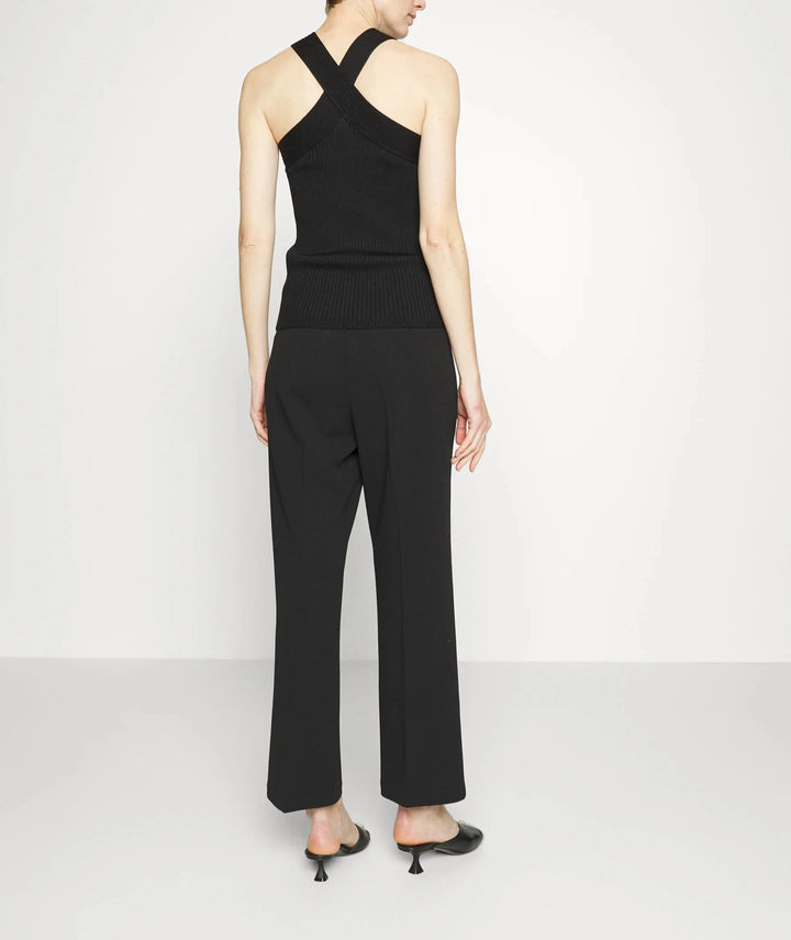 DKNY Career High Waist Crop Wide Leg Pants