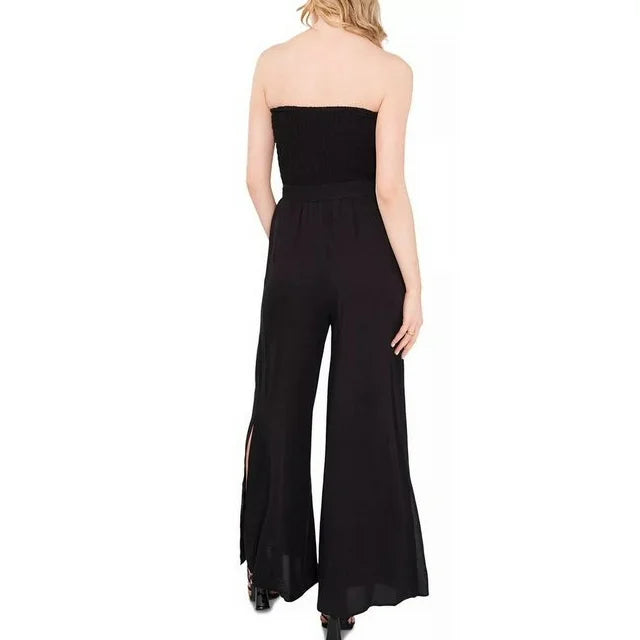 1.STATE Strapless Wide-Leg Jumpsuit