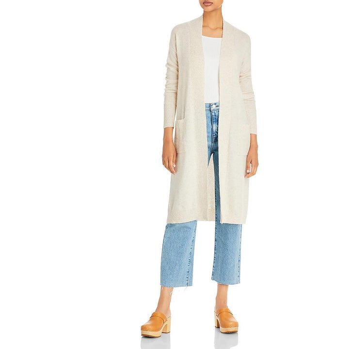 AQUA Cashmere Lady Cash Cashmere Duster Cardigan