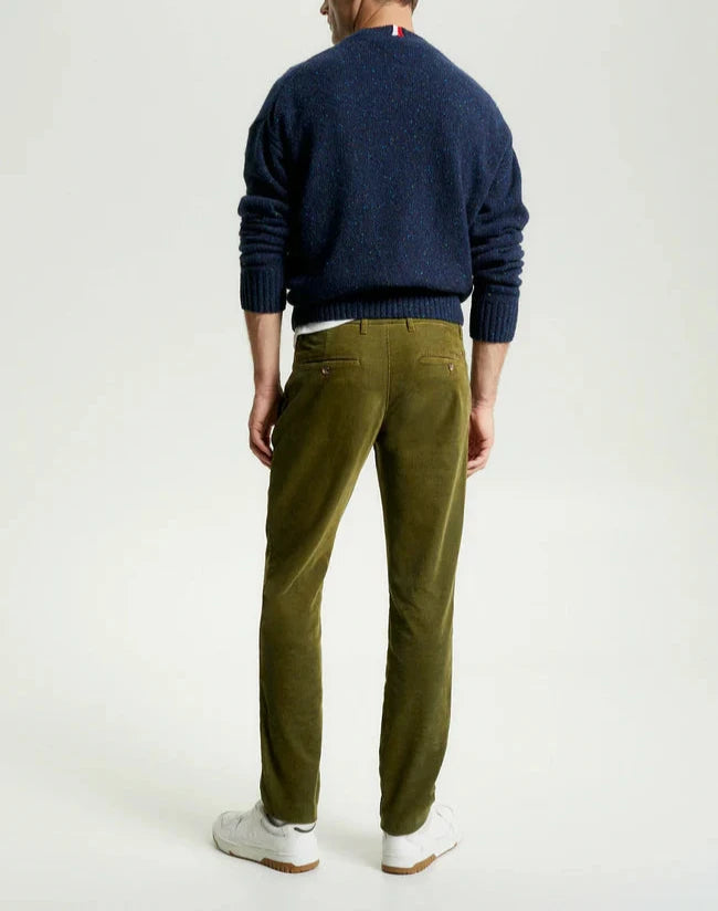 TOMMY HILFIGER MENS DENTON SLIM STRAIGHT-FIT PANTS