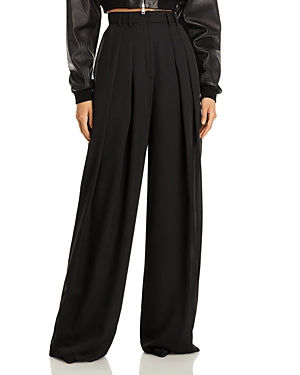 Monot Georgette Pleated Wide Leg Pants