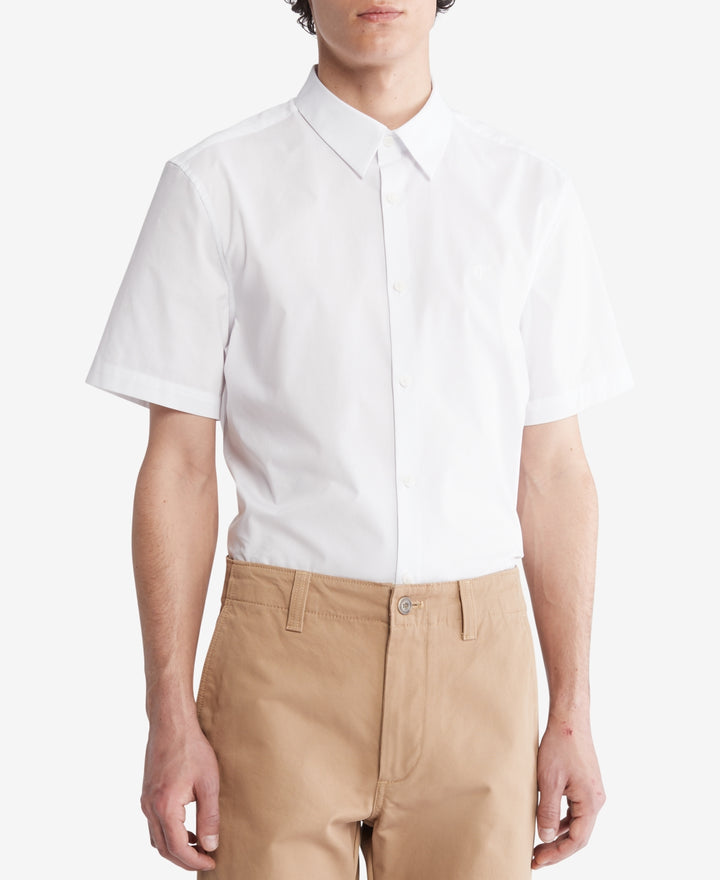 Calvin Klein MEN Slim-Fit Stretch Solid Shirt