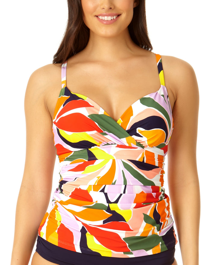 Anne Cole Underwire Surplice Tri Tankini