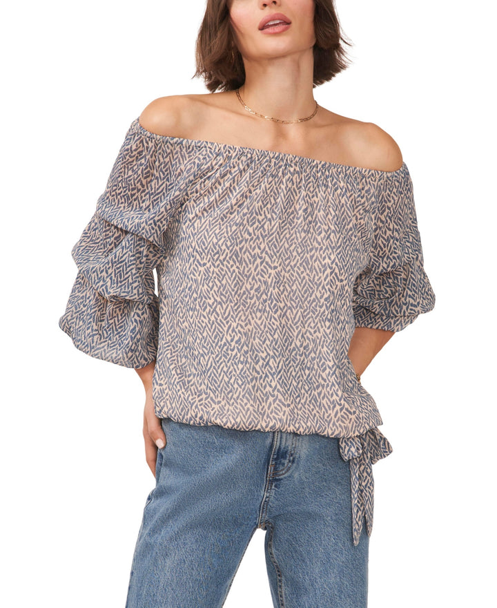 Vince Camuto Off The Shoulder Bubble Sleeve Blouse