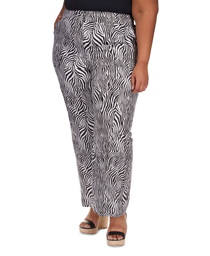 MICHAEL Michael Kors Zebra Linen Cargo Pants