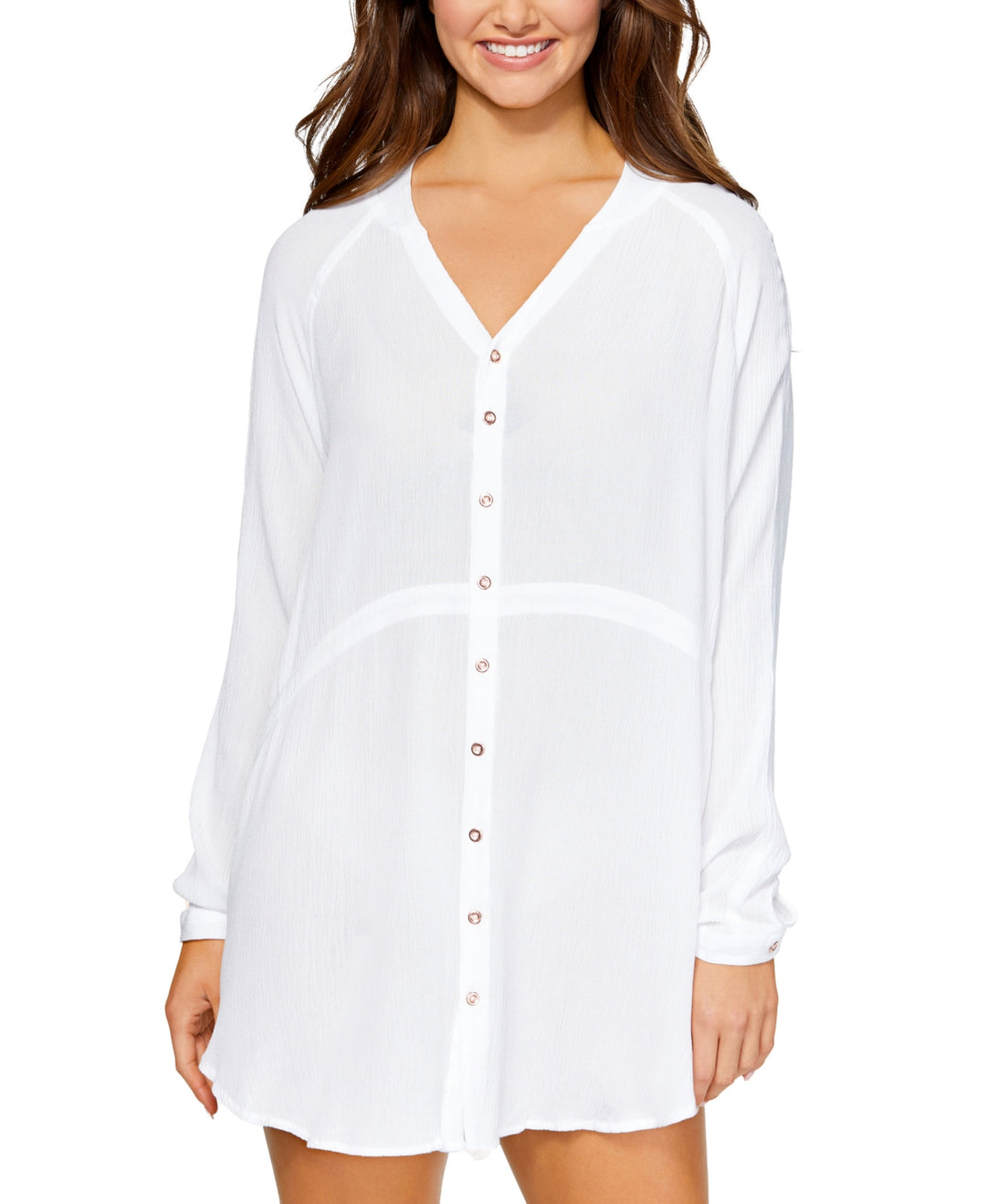 Raisins Belize Beach Shirtdress Cover-Up