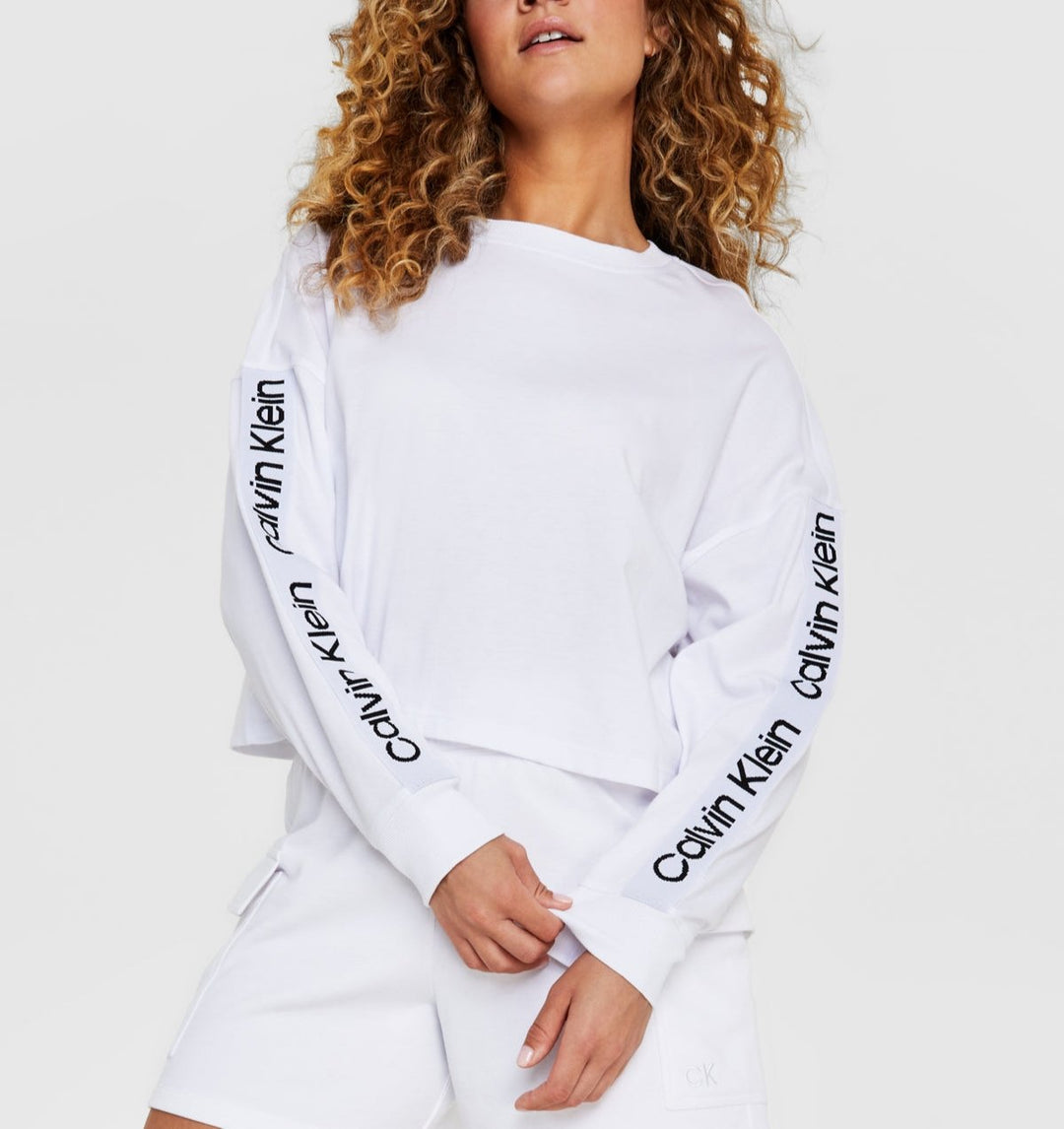 Calvin Klein Cotton Logo-Sleeve Tee