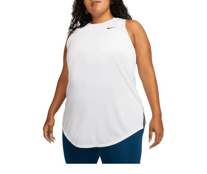 Nike Dri-FIT Plus Size Racerback Curved-Hem Tank Top