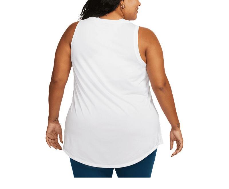 Nike Dri-FIT Plus Size Racerback Curved-Hem Tank Top