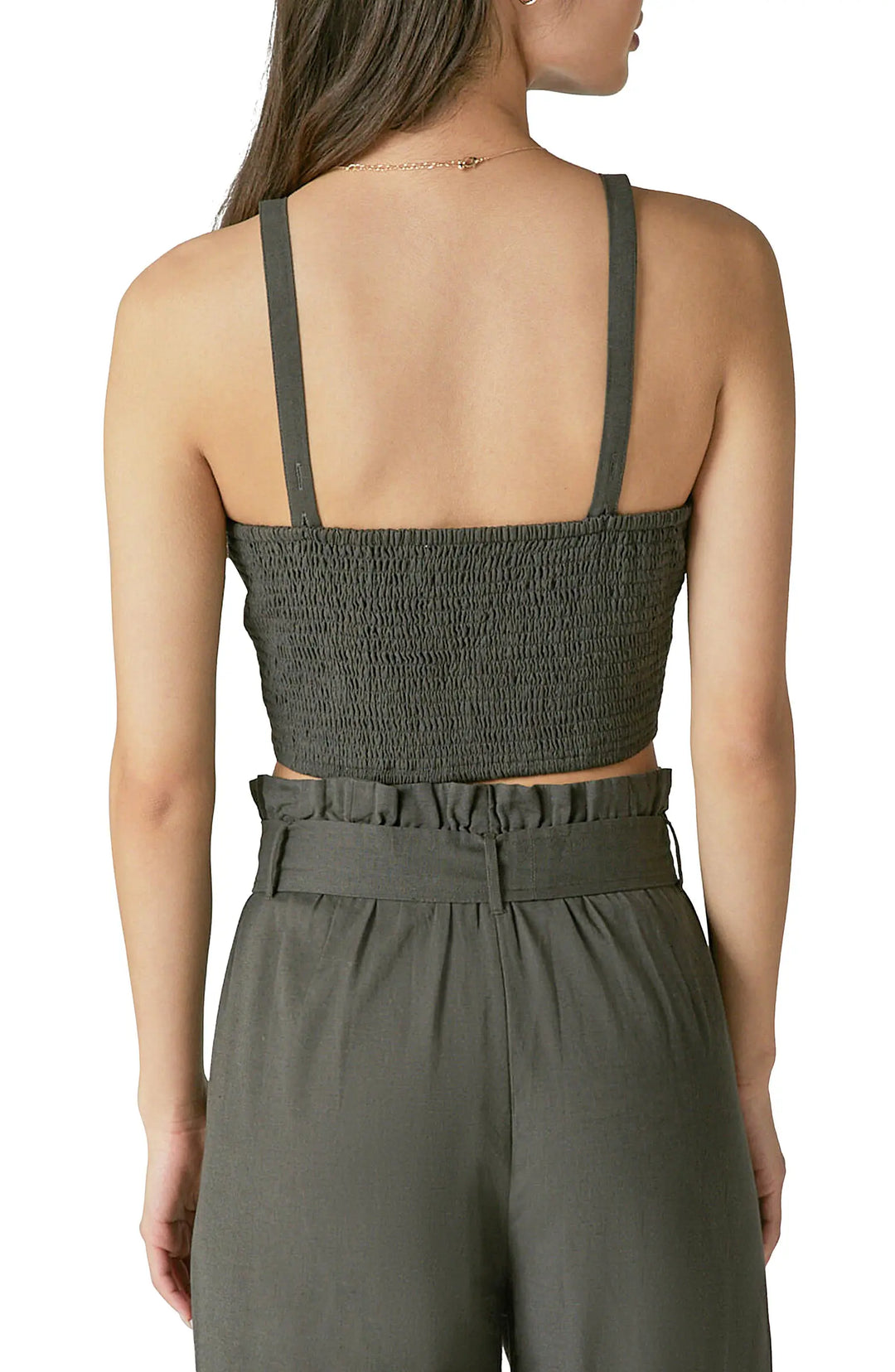 Lucky Brand Button Front Match Back Top