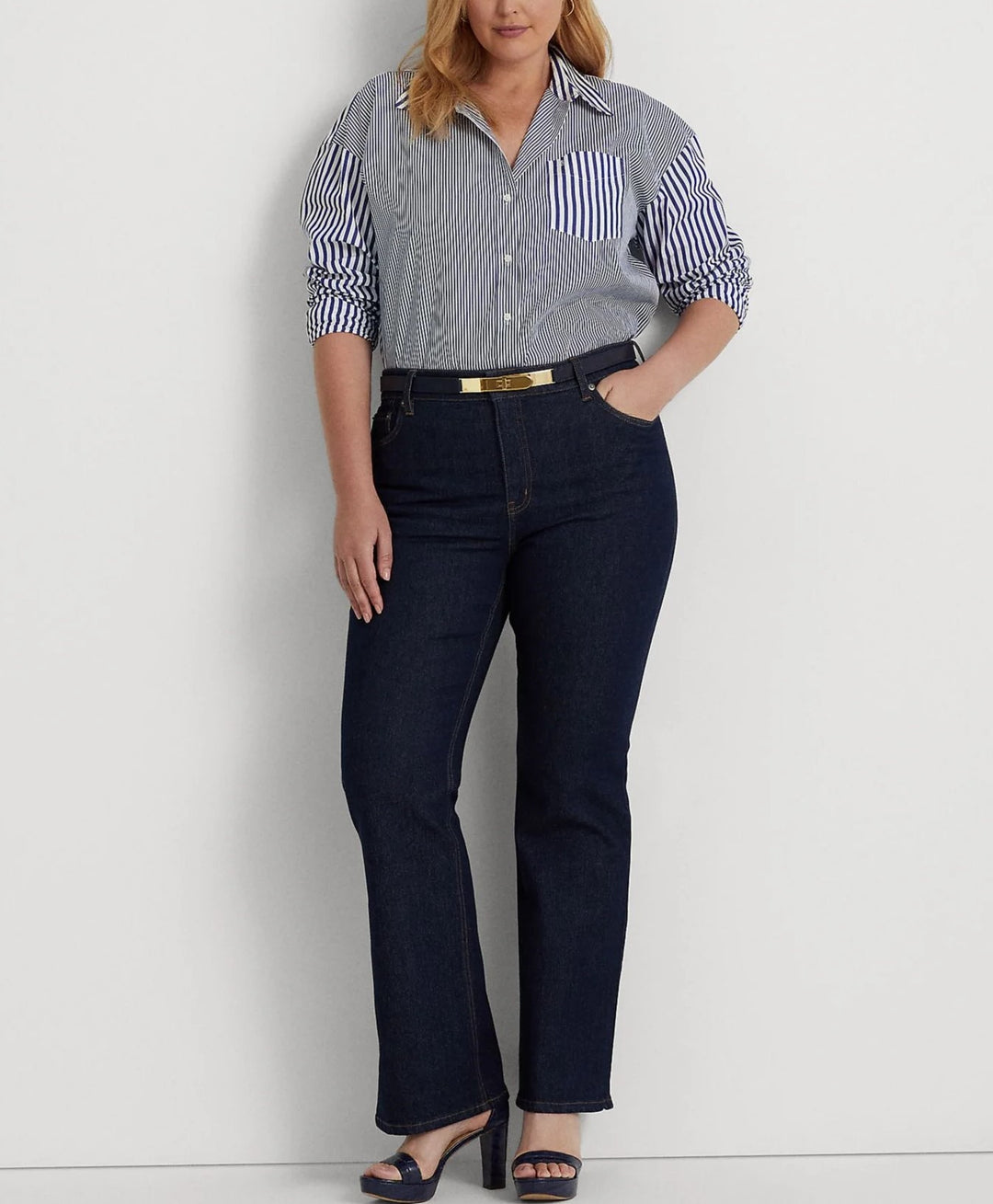 LAUREN RALPH LAUREN Plus Size High-Rise Boot Jeans
