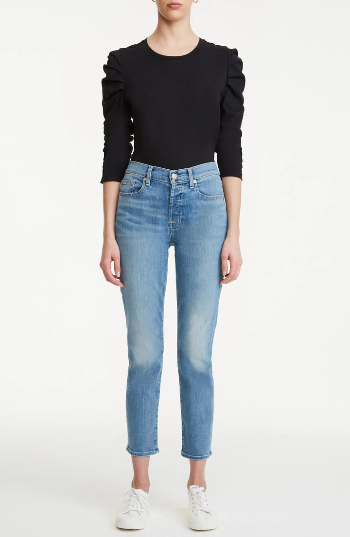 7 For All Mankind Josefina High Waist Boyfriend Jeans