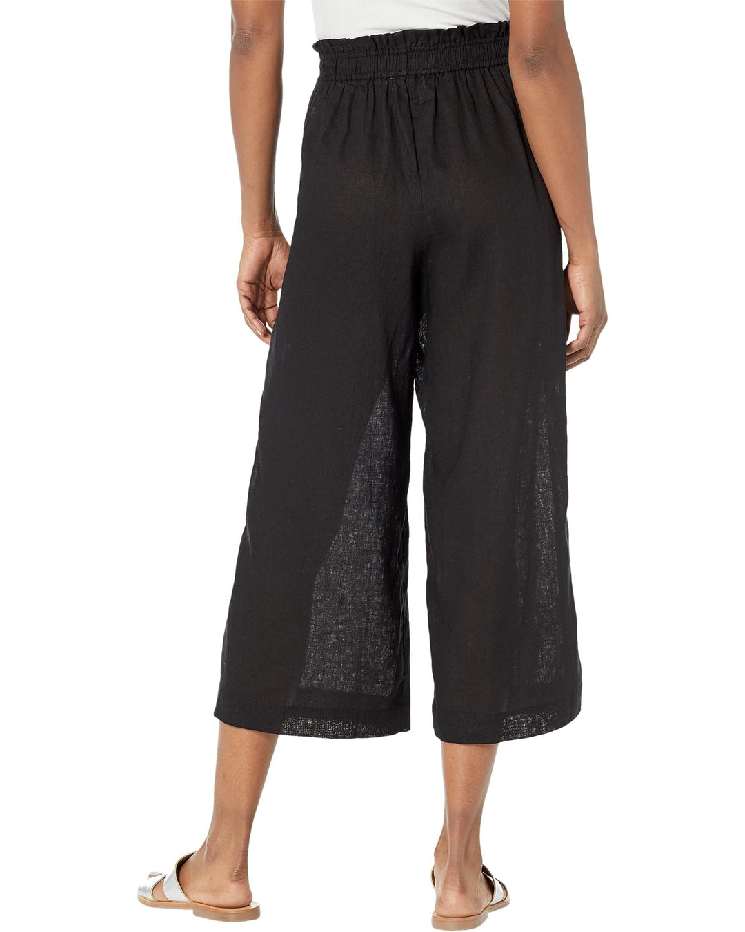 MICHAEL MICHAEL KORS Wide Leg Tie Front Cropped Pants