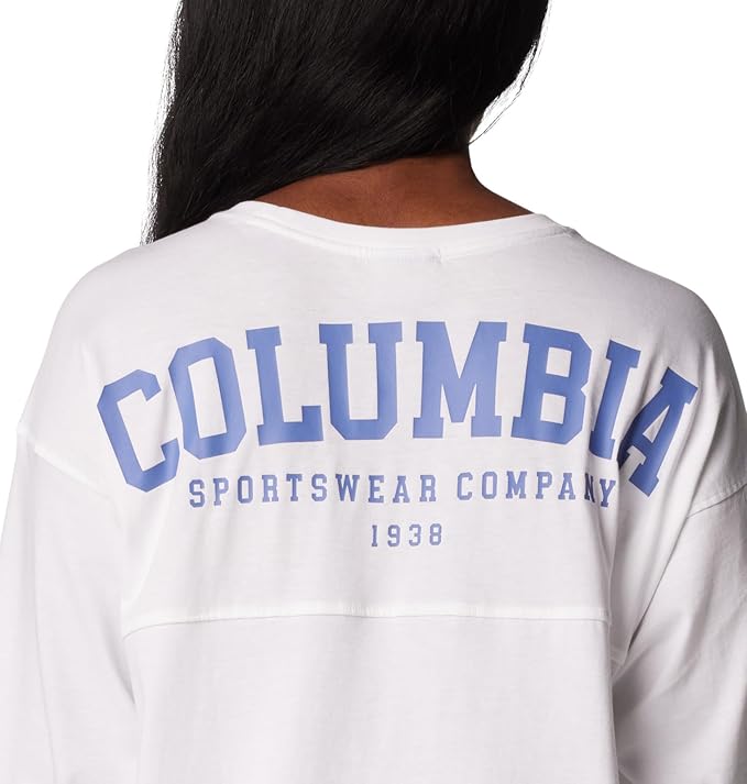 Columbia North Cascades Branded Long-Sleeve Crewneck Cotton Top