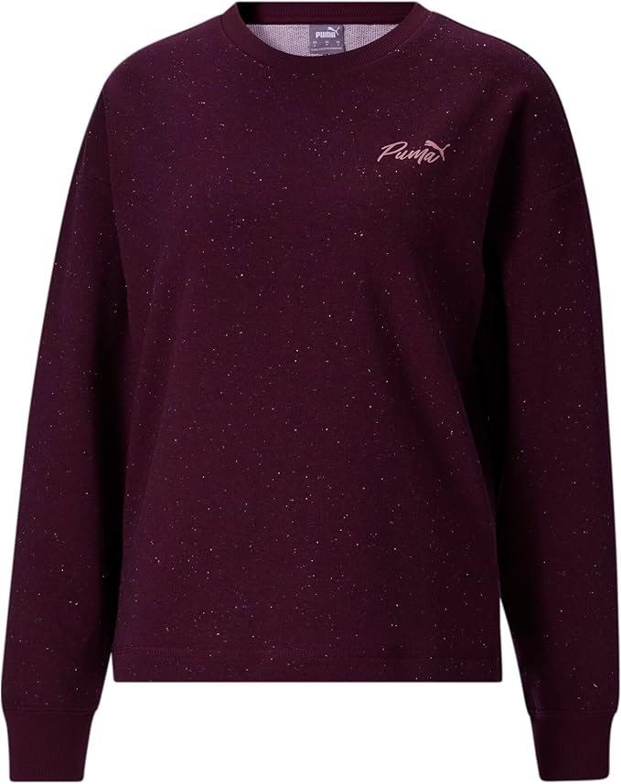 Puma Live In Cotton French Terry Crewneck Top