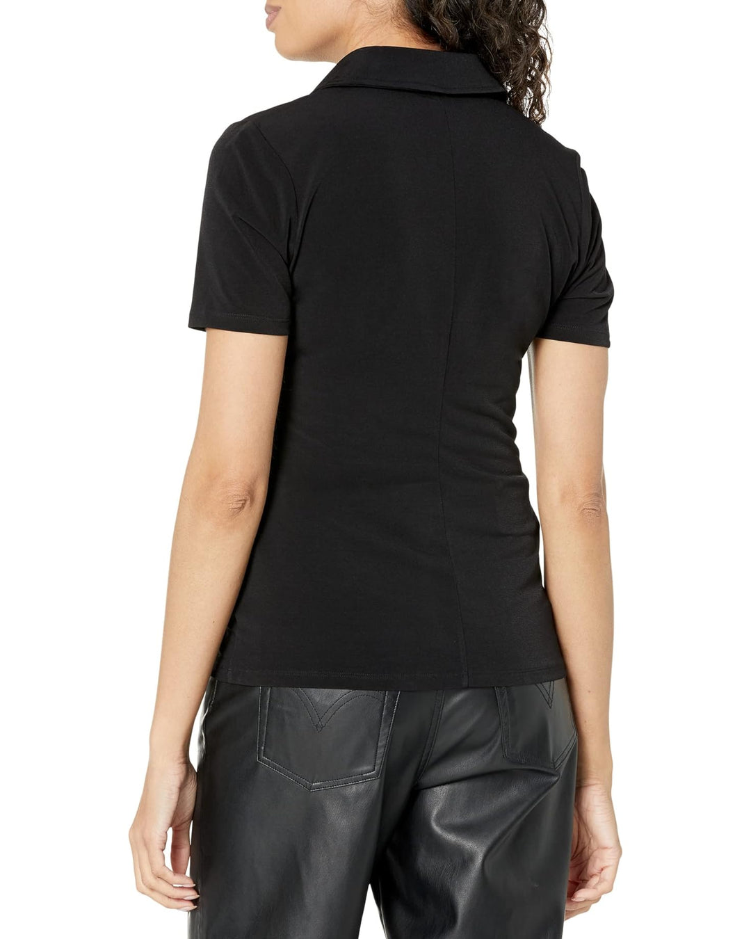 Michael Michael Kors Button Ruched-Front Top