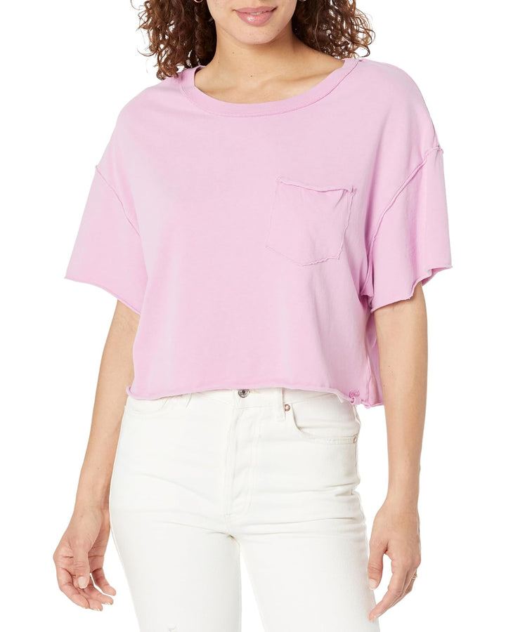 Free People Fade Into You Cotton Cropped Tee