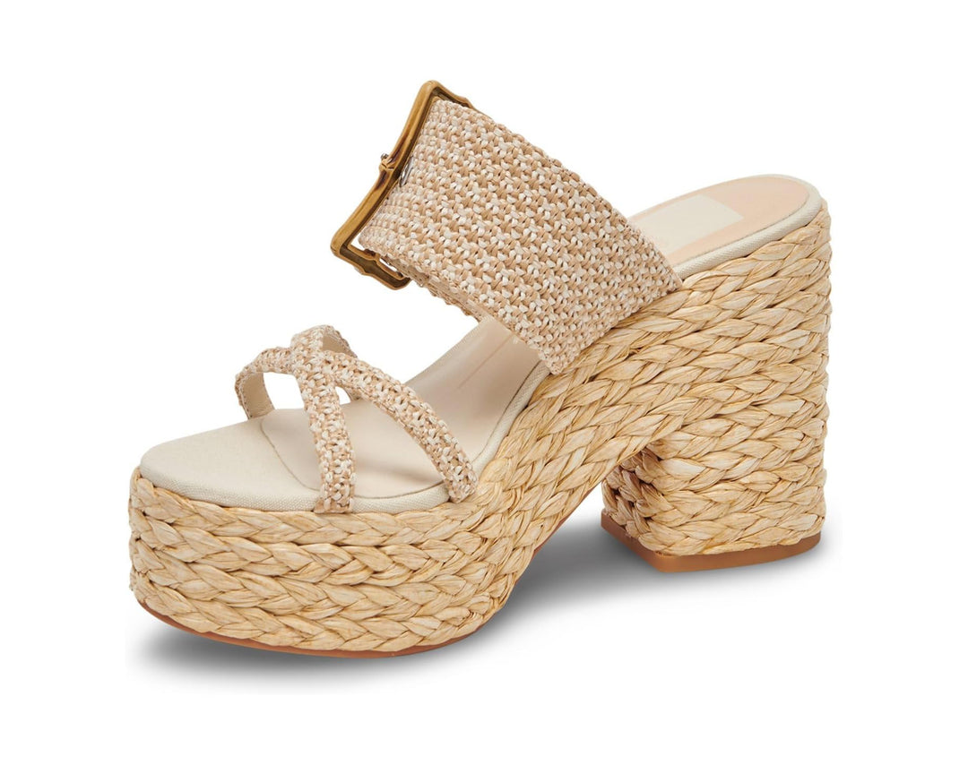 Dolce Vita Edwina Buckle Detailed Wedge Sandals