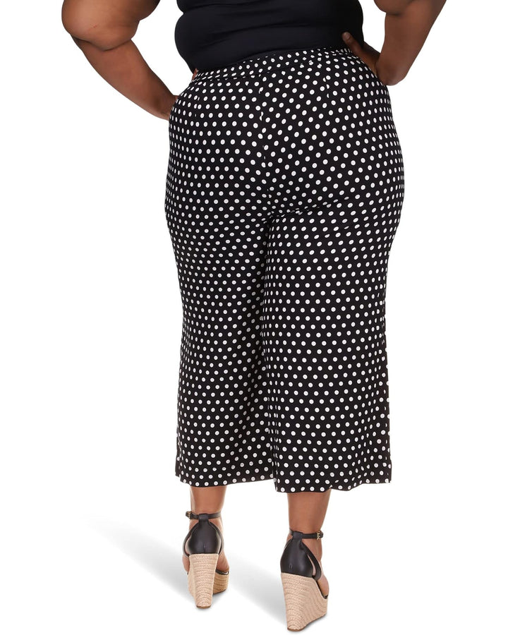 Michael Kors Polka Dot Wide Leg Pants