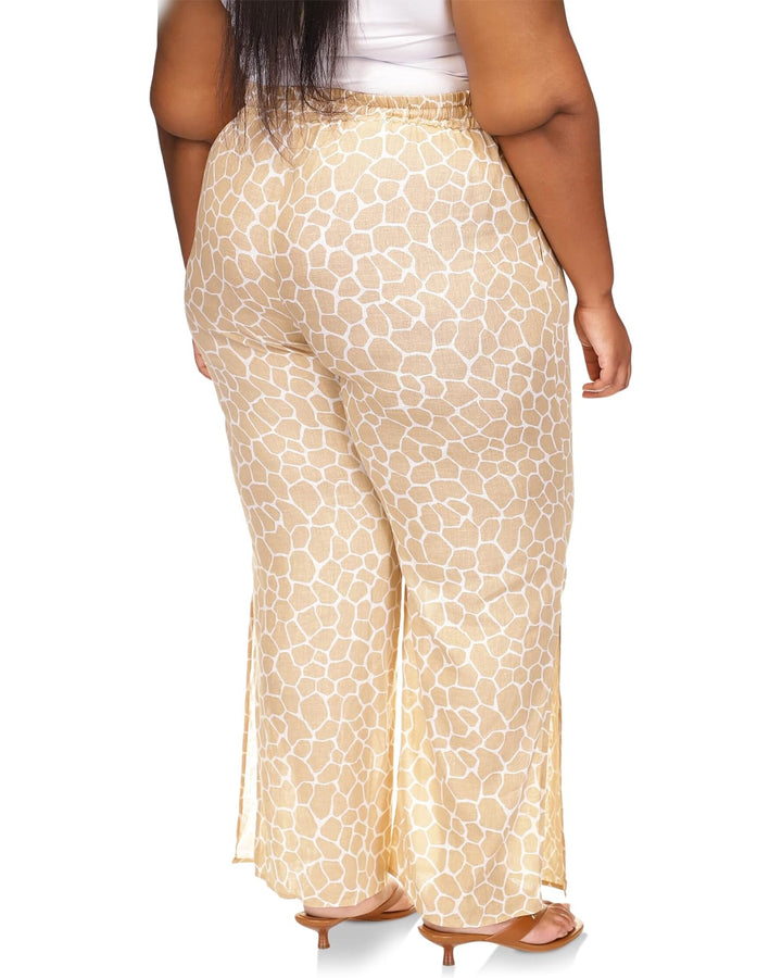 MICHAEL KORS Giraffe High Slit Pants