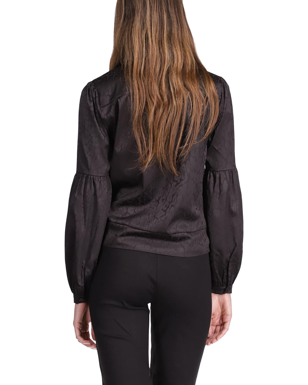 MICHAEL Michael Kors Cheetah Jacquard Wrap Top