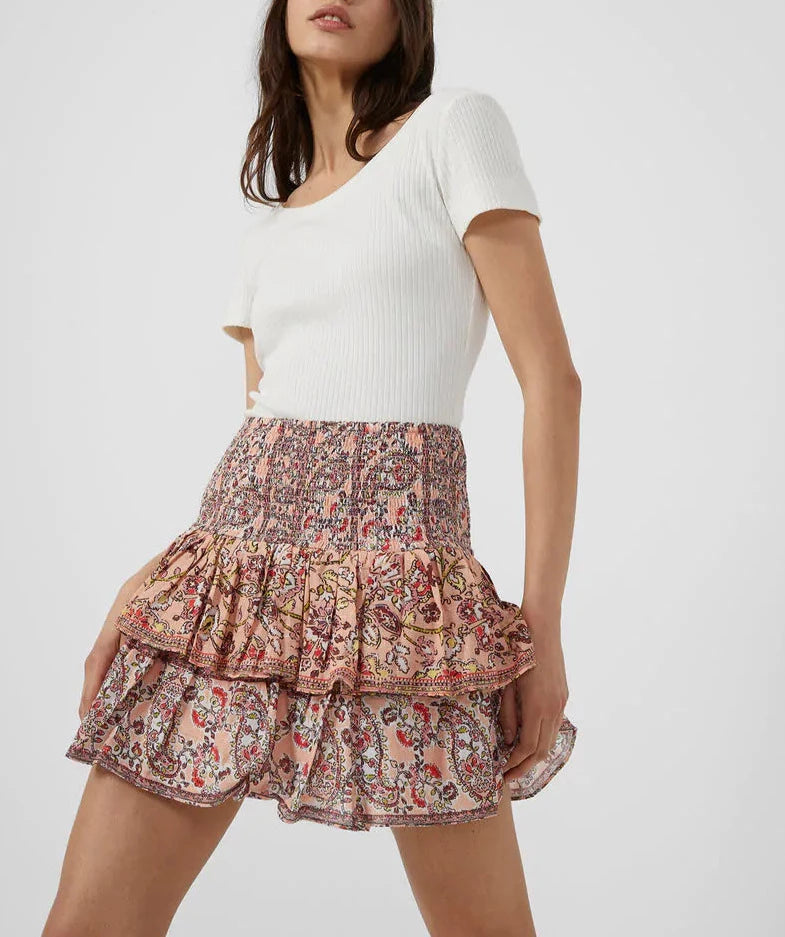 French Connection Cornalia Lurex Fleck Mini Skirt