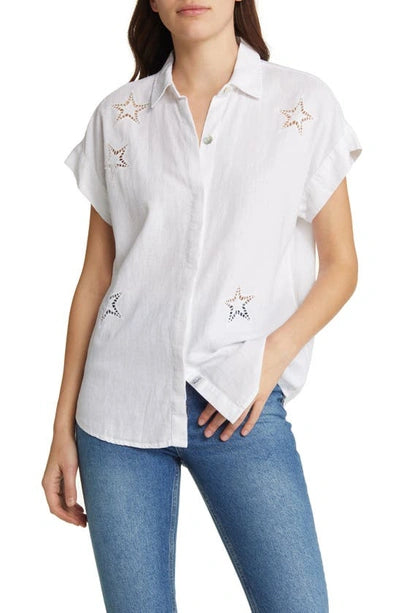 Rails Jamie Eyelet Star Shirt