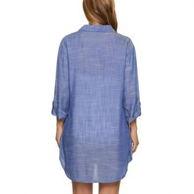 Dotti Travel Muse Shirtdress Cover-Up