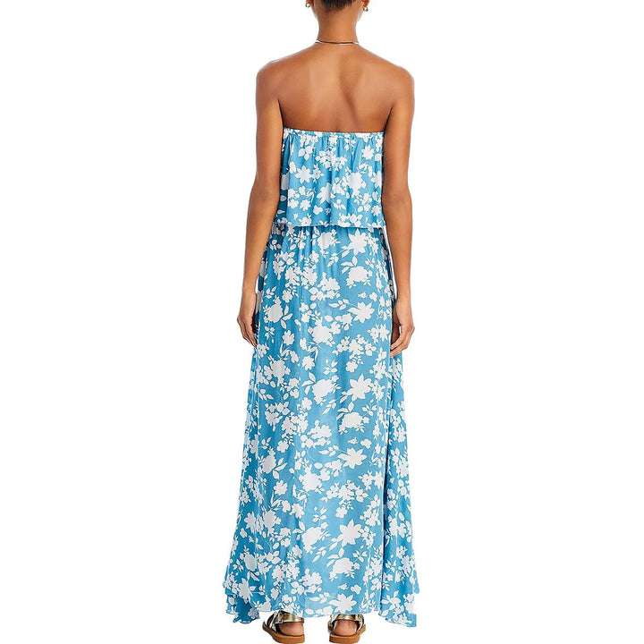 Tiare Hawaii Maldives Floral Print Cover Up Maxi Dress